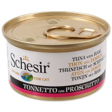 Konzerva Schesir Cat tuniak+šunka v želé 85 g