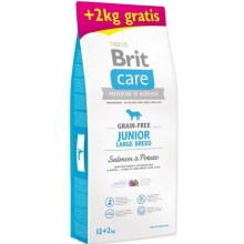 Brit Care Dog Grain-free Junior LB Salmon & Potato 12+2 kg ZADARMO