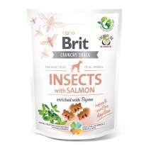 Funkčné pamlsky Brit Care Dog Insects with Salmon & Thyme 200 g 