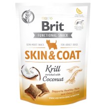 Funkčné maškrty Brit Care Dog Skin & Coat Krill 150 g