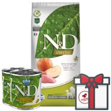 N&D Prime Dog Adult M/L Boar&Apple 12 kg