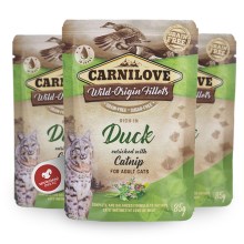 Carnilove Cat Pouch Rich in Duck with Catnip 85 g