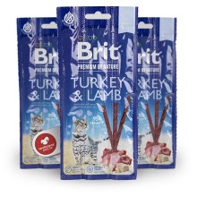 Brit Premium Cat by Nature Sticks Turkey & Lamb 3 ks