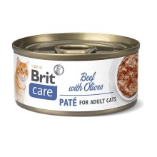 Brit Care Cat konzerva Paté Beef & Olives 70 g