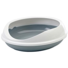 Toaleta Figaro sivo-biela
