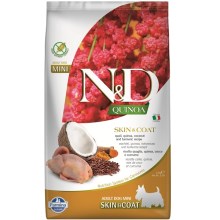 N&D GF Quinoa Dog Skin & Coat Mini Quail & Coconut 2,5 kg