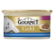 Gourmet Gold konzerva s morskými rybami v omáčke so špenátom 85 g