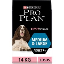 Pro Plan Medium & Large Adult 7+ OptiDerma 14 kg