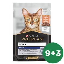 Pre Plan Cat Housecat kapsička losos v šťave 85 g SET 9+3 ZADARMO