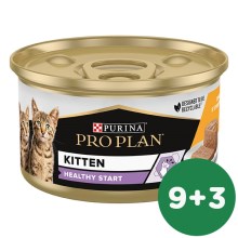 Pro Plan Cat Kitten Healthy Start kura v paštéte 85 g SET 9+3 ZADARMO