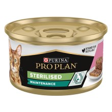 Pro Plan Cat Sterilised Maintenance tuniak a losos v paštéte 85 g