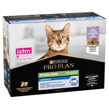 Pro Plan Cat Multipack Sterilised Senior terina s morkou 10x 75 g