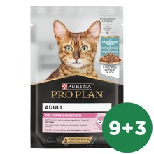 Pro Plan Cat Delicate kapsička morské ryby 85 g SET 9+3 ZADARMO