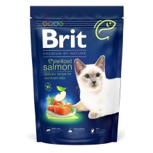 Brit Premium Cat by Nature Sterilized Salmon 800 g 