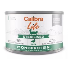 Calibra Cat Life konzerva Sterilised Duck 200 g