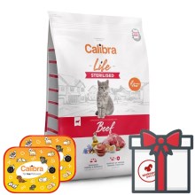 Calibra Cat Life Sterilised Beef 6 kg