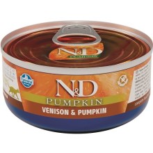 N&D Cat Pumpkin konzerva Adult Venison & Pumpkin 70 g