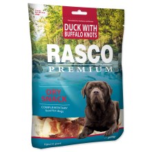 Pochúťka Rasco Premium uzly byvolie s kačacím mäsom 230 g