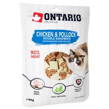 Ontario Cat Chicken & Pollock Double Sandwich 50 g
