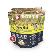 Ontario Puppy Mini Chicken & Herbs 0,75 kg