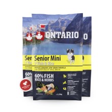 Ontario Senior Mini Fish & Rice 2,25 kg