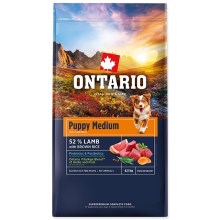 Ontario Puppy Medium Lamb & Brown Rice 6,5 kg