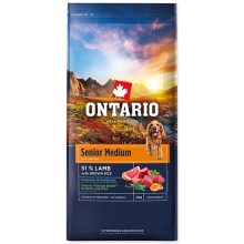 Ontario Senior Medium Lamb & Brown Rice 12 kg