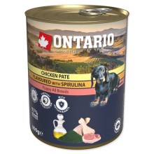 Ontario konzerva Puppy Chicken Pate with Spirulina, Salmon Oil 800 g