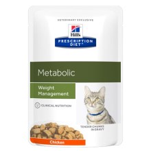Hill's PD Feline Metabolic kapsička s kuraťom 12x 85 g