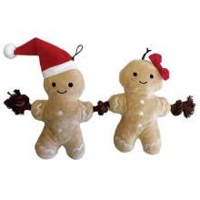 Happy Pet perníčky vianočn plyšová hračka pre psov 35 cm