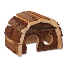 Small Animal Hobit drevený domček 15 cm