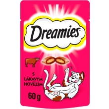 Dreamies pochúťka pre mačky s hovädzinou 60 g