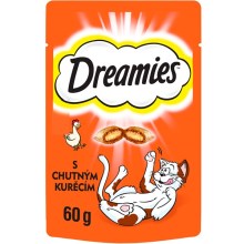 Dreamies pochúťka pre mačky s kuracinou 60 g
