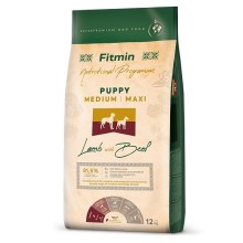 Fitmin Dog Medium/Maxi Puppy Lamb With Beef 12 kg