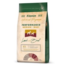 Fitmin Dog Medium/Maxi Performance Lamb With Beef 12 kg