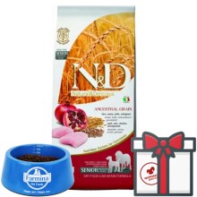 N&D Low Grain Dog Senior M/L Chicken&Pomegranate 12 kg