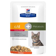 Hill's PD Feline c/d Urinary Stress + Metabolic 12x 85 g