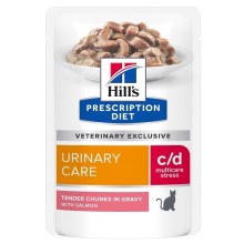 Hill's PD Feline c/d Urinary Stress kapsičky s lososom 12x 85 g