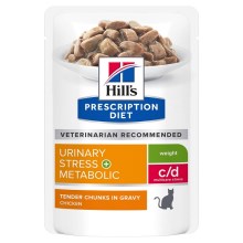 Hill's PD Feline c/d Urinary Stress + Metabolic kapsičky 12x 85 g