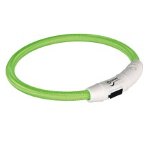 Trixie svietiaci krúžok USB na krk 45 cm zelený