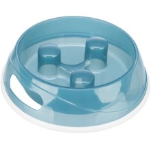 Plastová miska proti hltaniu jedla MIX farieb 0,45 l/20 cm