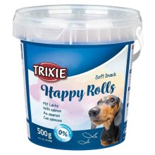 Soft Snack Happy Rolls - tyčinky s lososom, kýblik 500 g