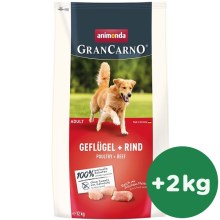 Animonda GranCarno Dog Adult s hydinovým a hovädzím mäsom 12 kg