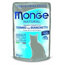 Monge Cat Natural kapsička tuniak a sleď v želé 80 g