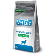 Vet Life Dog Hypoallergenic Egg & Rice 12 kg