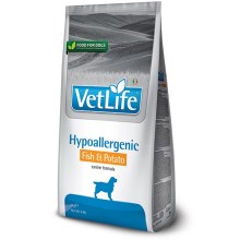 Vet Life Dog Hypoallergenic Fish & Potato 12 kg