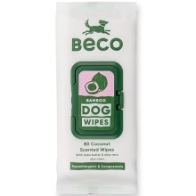 Beco Bamboo čistiace obrúsky pre psy s kokosovou vôňou (80 ks)