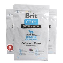 Brit Care Dog Grain-free Junior LB Salmon & Potato 3 kg