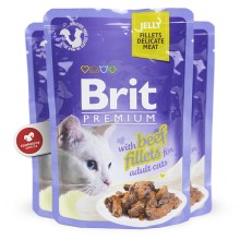 Brit Premium Cat Fillets in Jelly with Beef 85 g