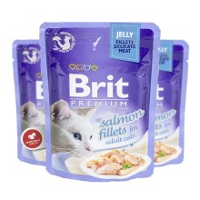 Brit Premium Cat Fillets in Jelly with Salmon 85 g